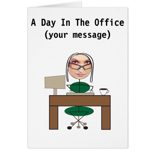 Un día en la oficina (mujer) (Frente)