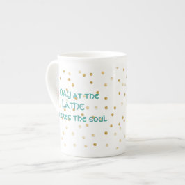 Un día en la taza de China del torno