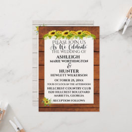Un Día Encantador Para Una Boda - Invitación