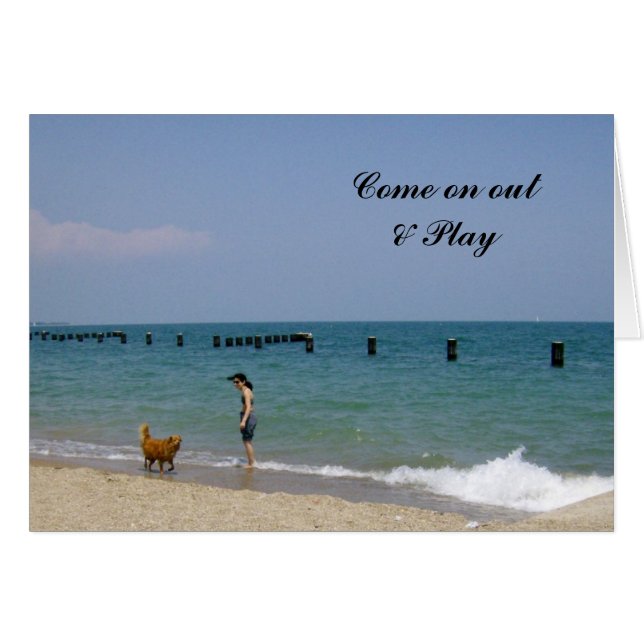 Un día paseando por la playa (Anverso (Horizontal))