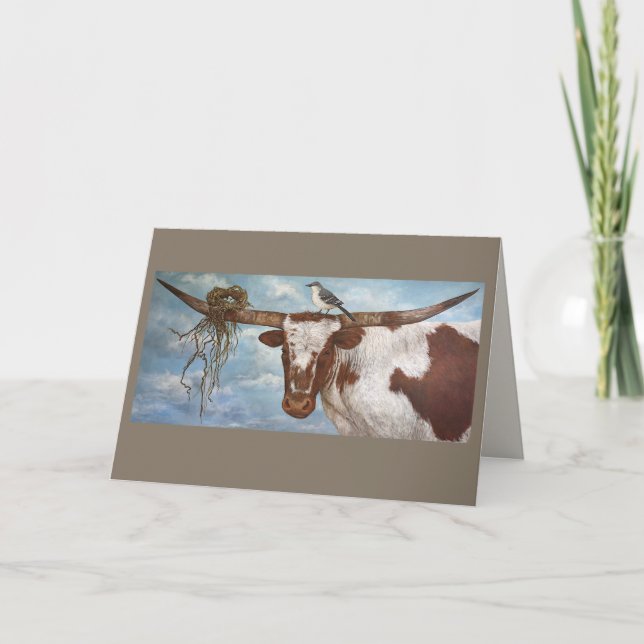 Un día perezoso en la tarjeta de Texas (Anverso)