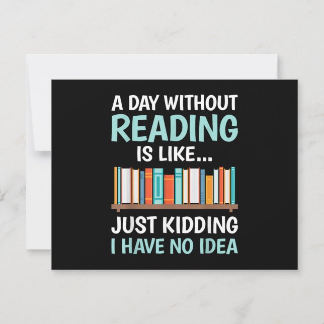 Un Día Sin Leer es Como Un Amante de los Libros Gu (Anverso)