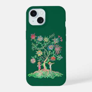 Un dibujo vibrante representa un árbol de fantasía