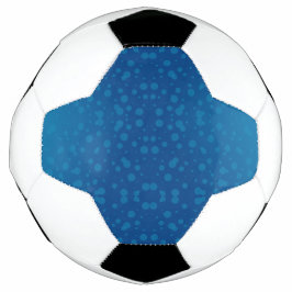 Un diseño de balón de fútbol con negro y blanco
