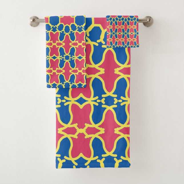 Un diseño de impresión de tela multicolor vibrante (In situ)