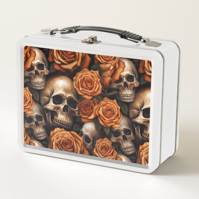 Un diseño de la serie Una Calavera y Rosas 9 (Anverso)