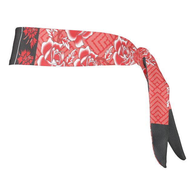 un diseño de papel pintado rojo y negro (Girar 90)