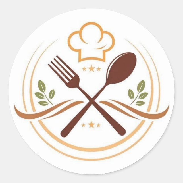 Un diseño de pegatinas de comida vibrante y divert (Anverso)
