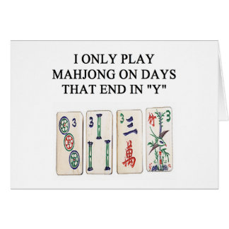 un diseño divertido del mahjong