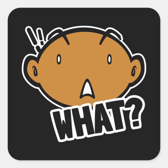 Un diseño Pegatina divertido (Anverso)