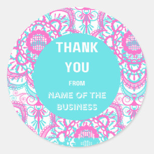 Un diseño pegatina personalizado de "Gracias" 12