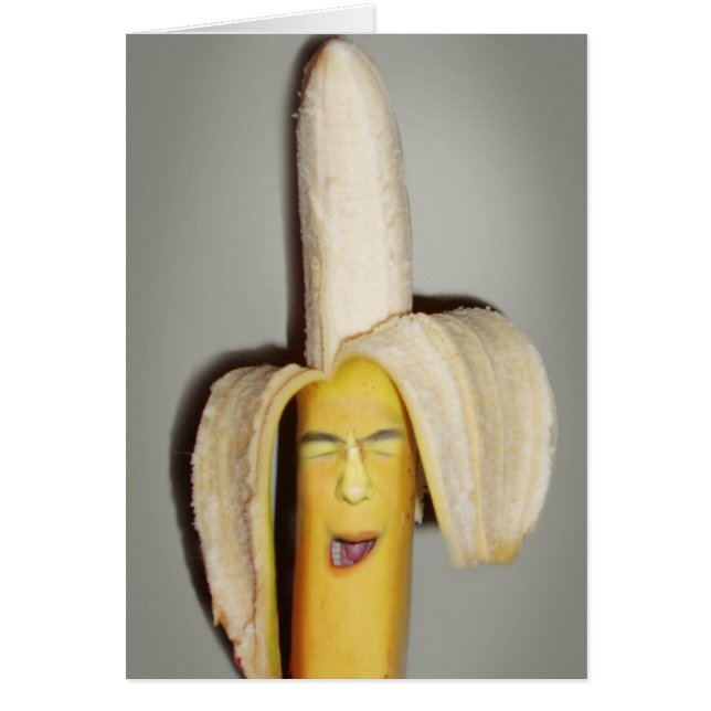 Un dolor de cabeza que se divide en banano (Frente)