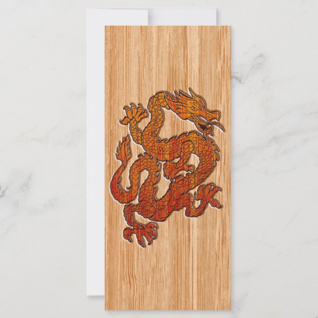 Un dragón en el bambú oriental (Anverso)