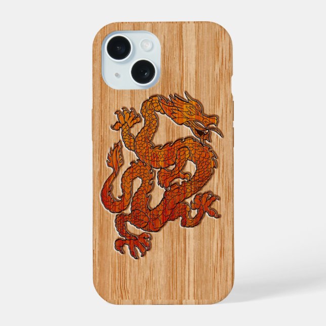 Un dragón oriental en Bambú (Reverso )