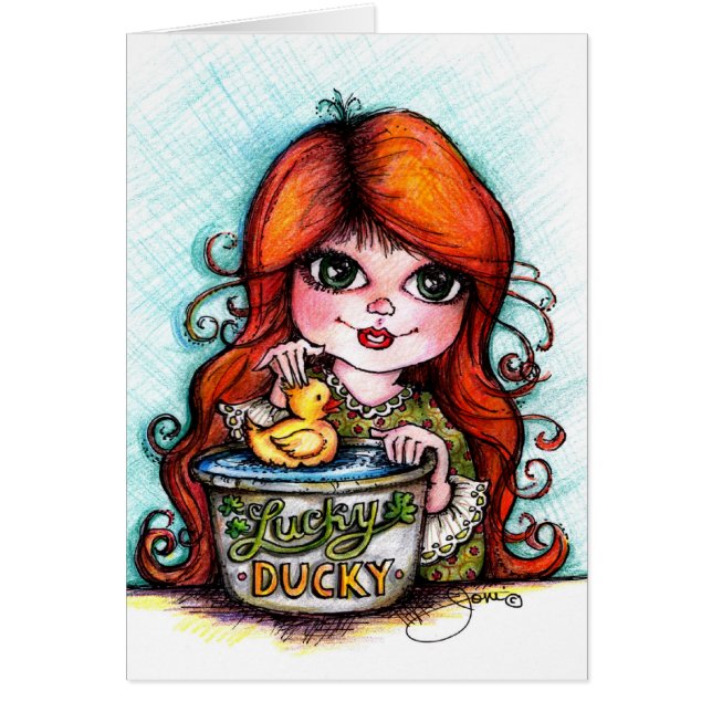 ¡Un Ducky afortunado! (Frente)