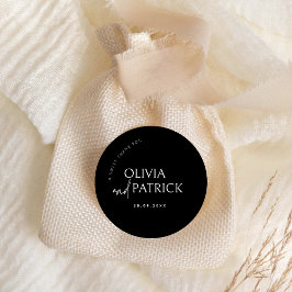 Un dulce Gracias De Boda Favor Pegatina De Etiquet