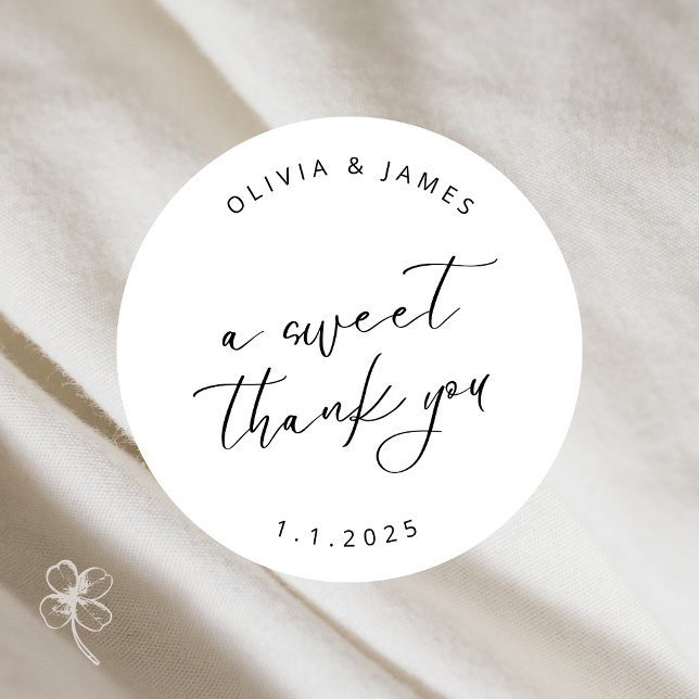 Un dulce gracias Pegatinas (Subido por el creador)