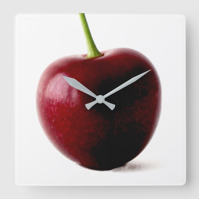 Un dulce reloj de pared de cerezo (Anverso)
