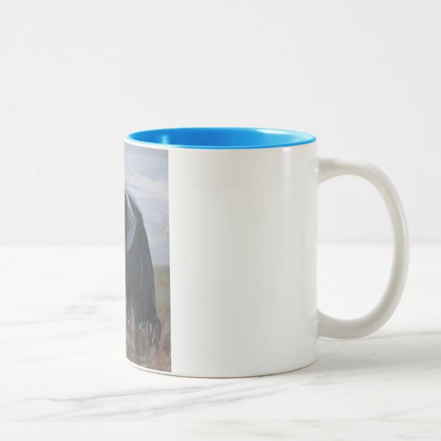 "Un elefante de granuja" taza de dos tonos (Derecha)
