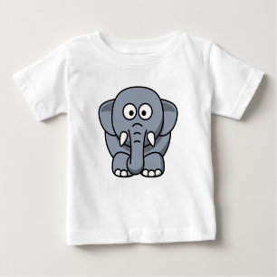 Un elefante gracioso - Camiseta gris