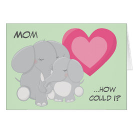 Un elefante nunca olvida la tarjeta de cumpleaños