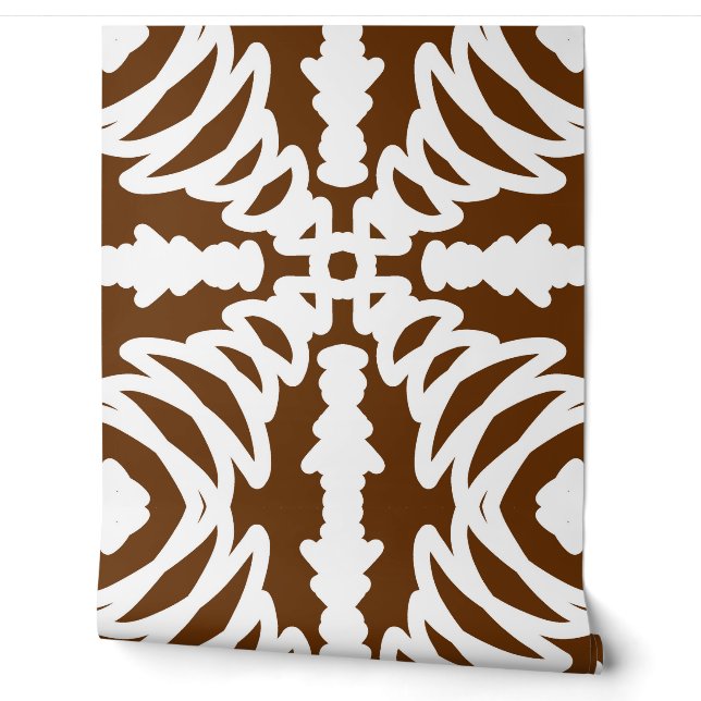 Un elegante papel pintado marrón de Ratti_Creative (Desenrollar)