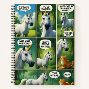 Un encuentro mágico con un cuaderno de gato parlan