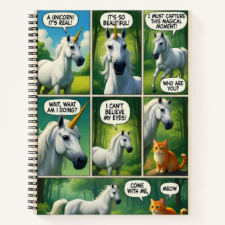 Un encuentro mágico con un cuaderno de gato parlan
