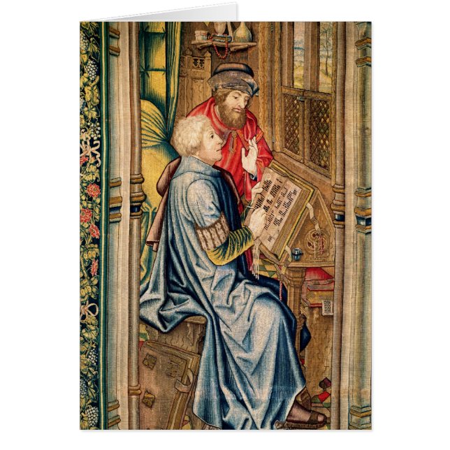 Un escribano que escribe una cuenta (Frente)