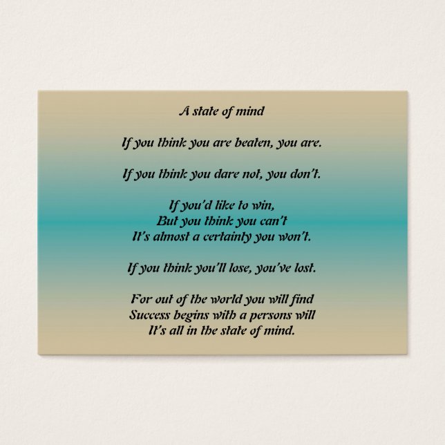 Un estado de ánimo (Frente)