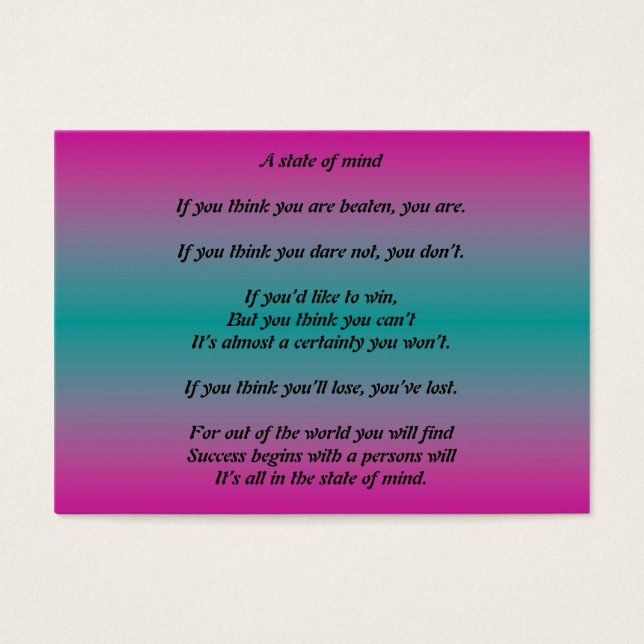 Un estado de ánimo (Frente)