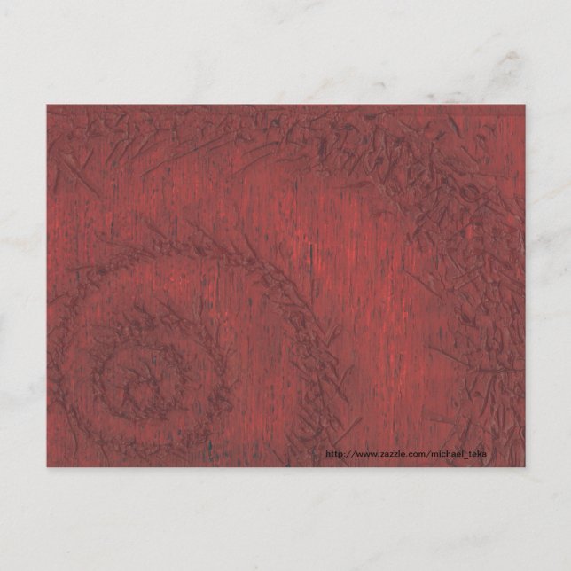 Un estudio en la postal Koru no1 (Anverso)