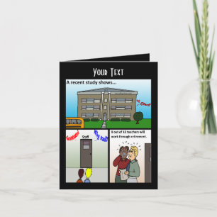 Un estudio reciente muestra una tarjeta de felicit