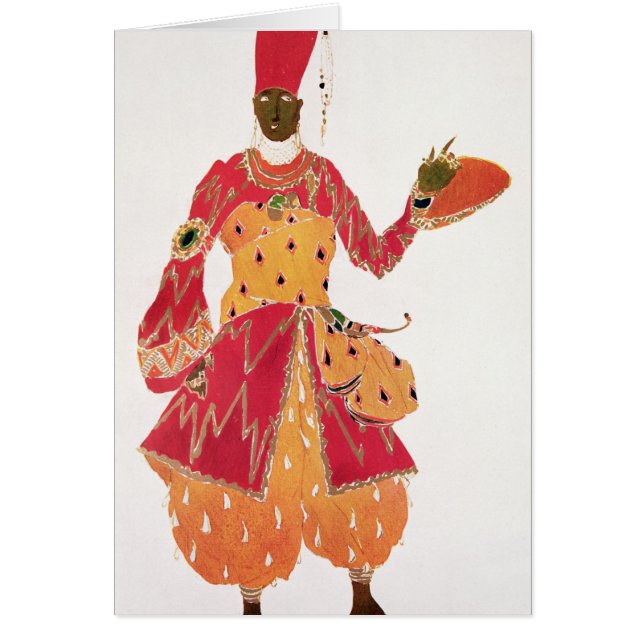 Un eunuco, del ballet 'Scheherazade (Frente)