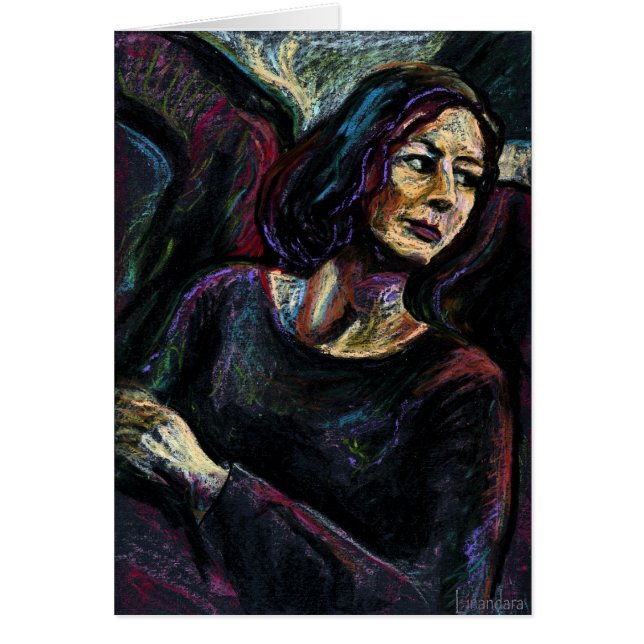 Un extraño absoluto - un pintura pastel de aceite (Frente)