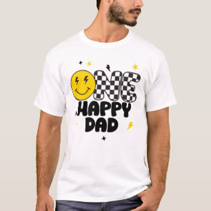Un feliz papá de la camiseta de un niño cumpleaños