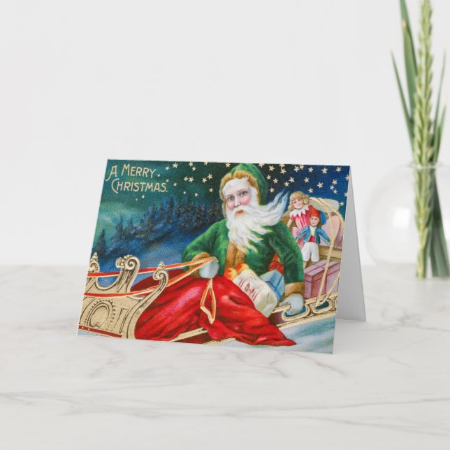 Un Feliz Papá Noel de Navidad (Anverso)