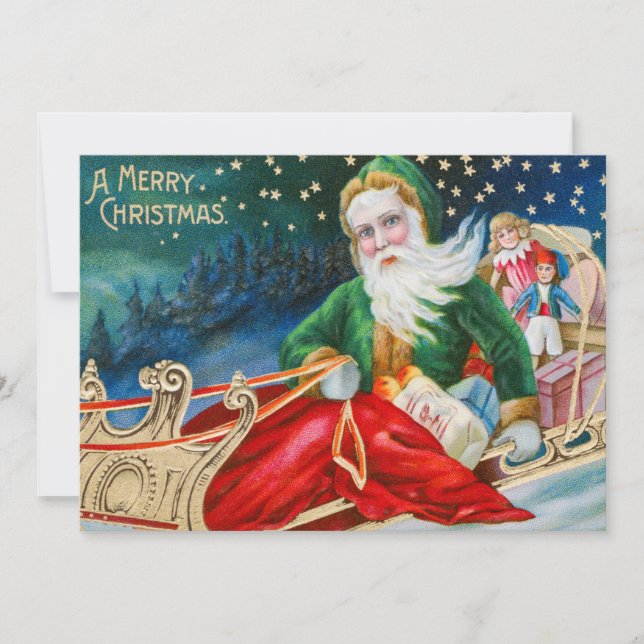 Un Feliz Papá Noel de Navidad (Anverso)