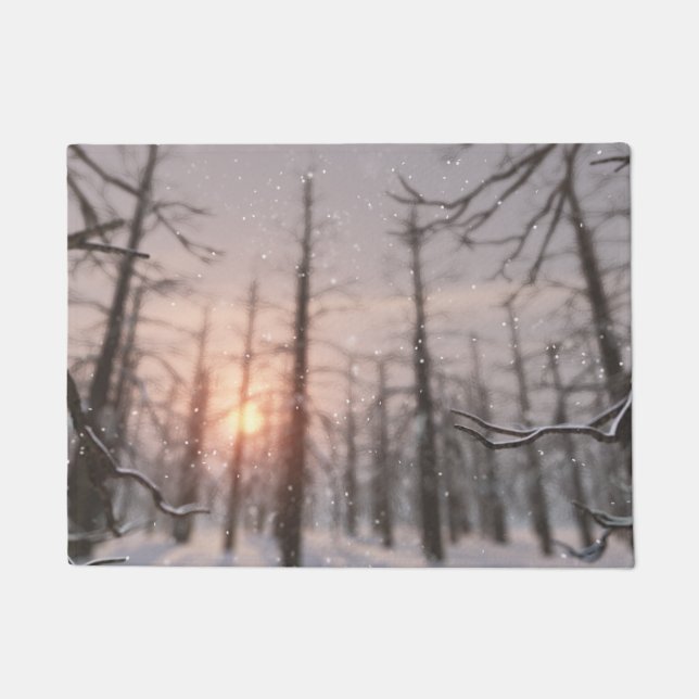 Un felpudo de invierno (Anverso)