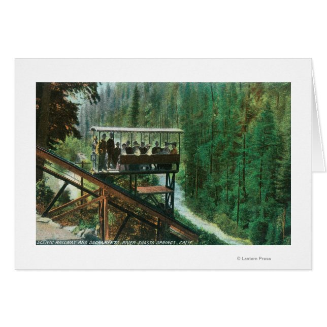 Un ferrocarril panorámico a lo largo del río Sacra (Anverso (Horizontal))