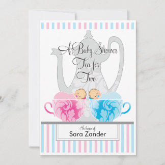 Un Fiesta de té de Baby Shower | Invitación de gem