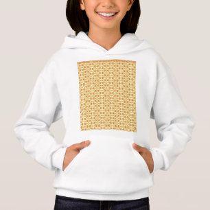 un fondo amarillo y blanco con un diseño intrincad
