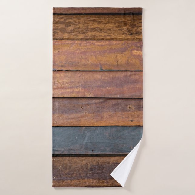 Un fondo de textura de la pared de madera antigua  (Toalla de baño)