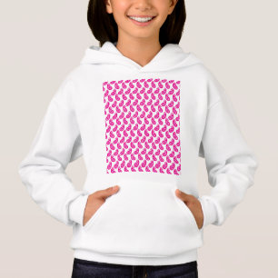 un fondo rosa y blanco con un patrón