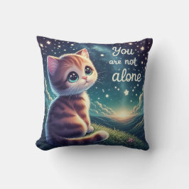 Un gatito lindo No eres la única almohada