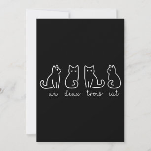 Un gato de un deux trois francés Kitty