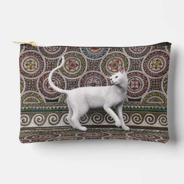 Un gato en la bolsa de mosaico (Anverso)