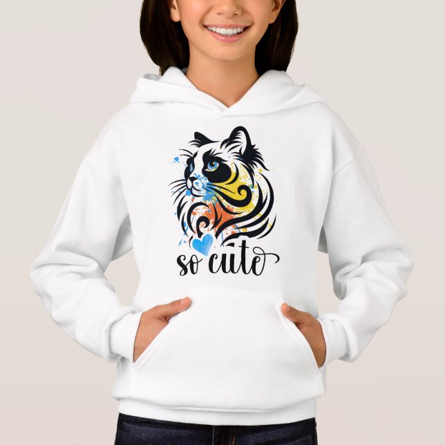 Un gato muy lindo - Mujeres de Kitty artística col (Anverso)