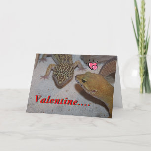 Un Gecko usted será la tarjeta de la tarjeta del