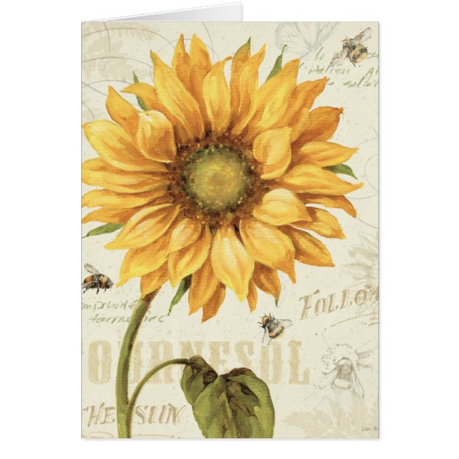 Un girasol amarillo (Frente)